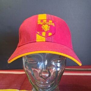 Harry Potter Hat Cap Strap Back Griffindor Logo Ball Red Yellow Adjustable